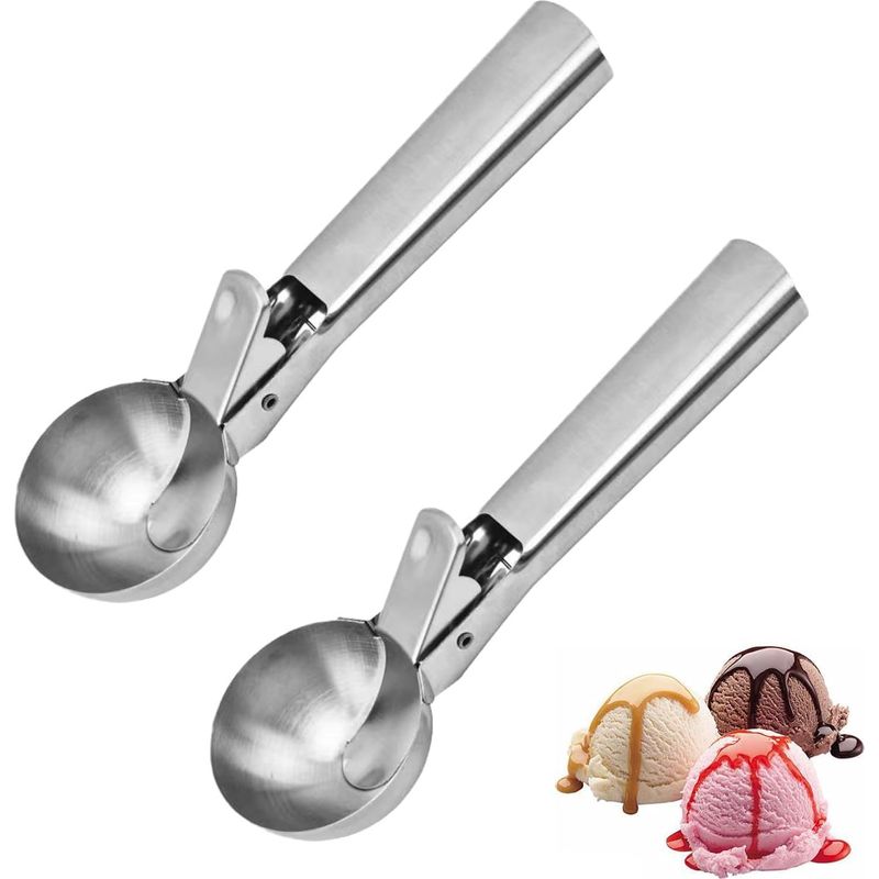 Set Mit 2 Eiskugelportionierern Mit Auslöser