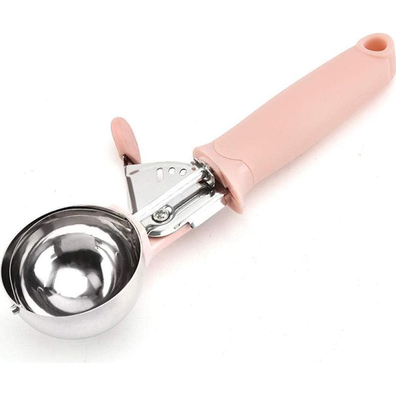 Eiskugelportionierer Aus Rosa Edelstahl, Fruchtlöffel Für Bars