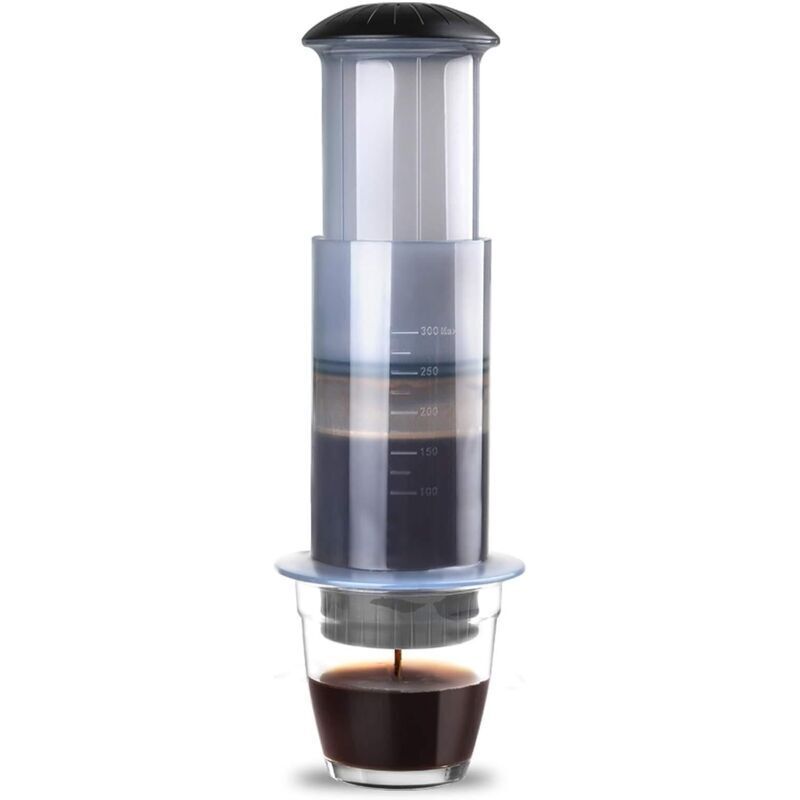 Kompakte, Tragbare Manuelle Kaffeemaschine, Ideal Für Reisen Im Freien, Mit Eingebautem Filter, 50-kapsel-set, Perfekt Für Picknicks Und Ausflüge In Die Natur.