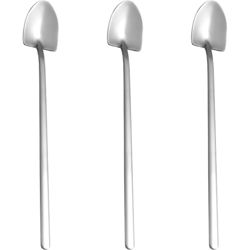 Set Mit 3 Eiskugelportionierern Aus Edelstahl Mit Langen Griffen