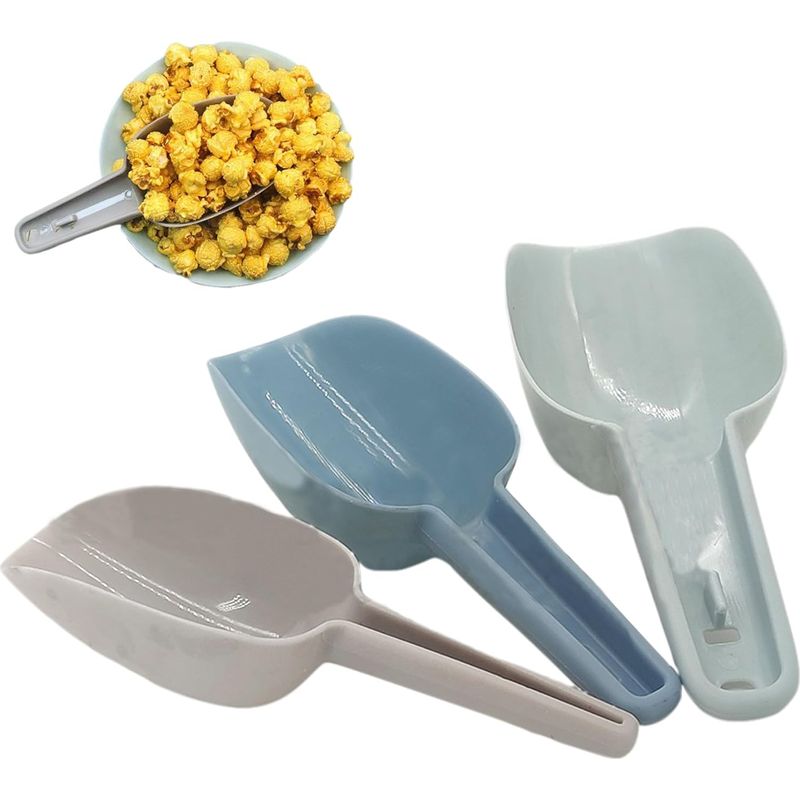 3-teiliges Stapelbares Set Aus Kunststoff-esslöffeln (6,5, 7,1, 8,3 Cm)