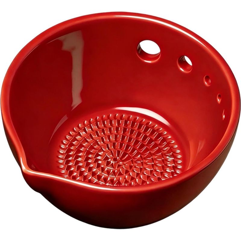 Schalenförmige Knoblauchreibe, 5-in-1 Multifunktionale Manuelle Reibe