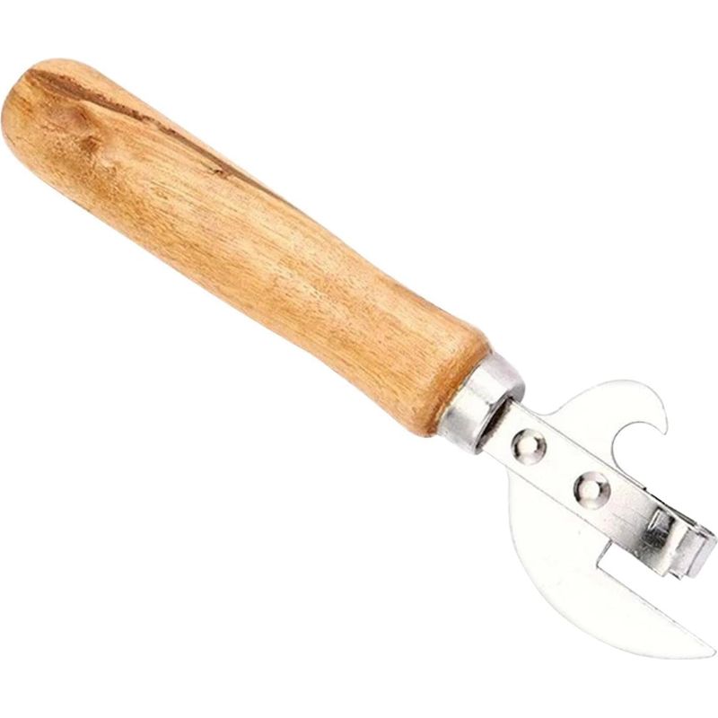 Manueller Dosenöffner Mit Holzgriff