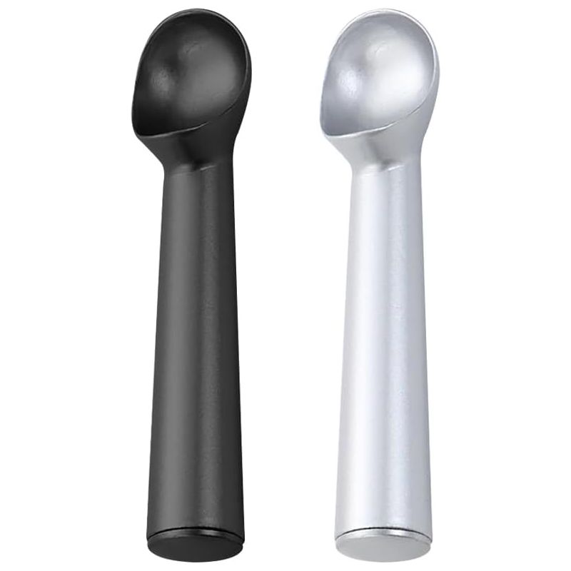 Set Mit 2 Professionellen Eiskugelportionierern Aus Aluminium