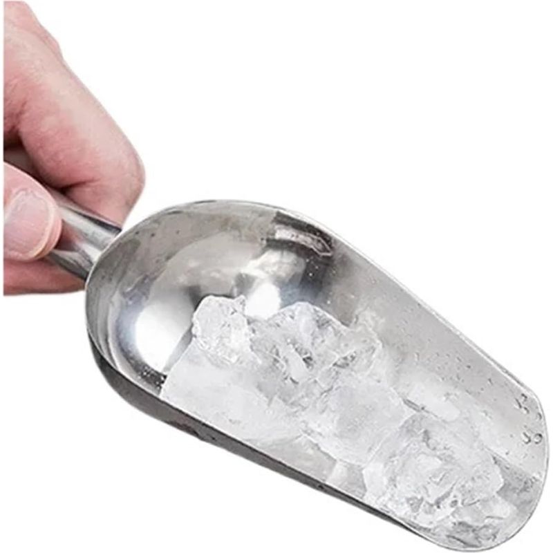 Eisschaufeln Und Eiswürfellöffel Aus Edelstahl Für Bars