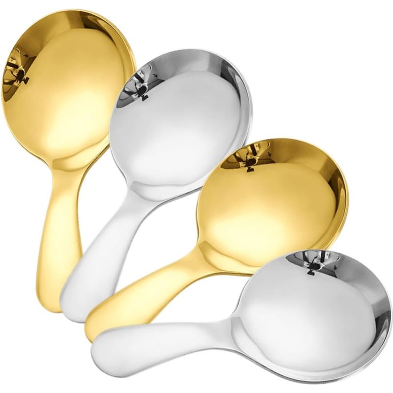 Bestoyard Set Mit 4 Kleinen Eiscremelöffeln Aus Edelstahl