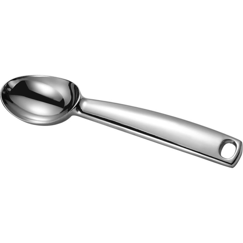 Eiskugelportionierer Aus Silberfarbener Zinklegierung Mit Loch