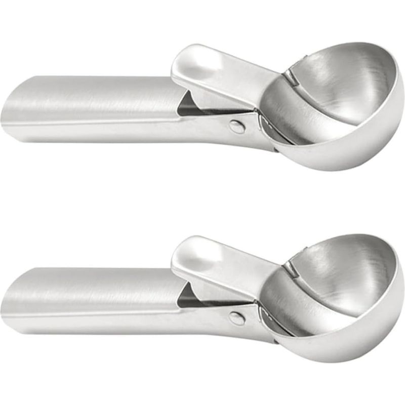 Alasum Set Mit 2 Eiskugelportionierern Aus Edelstahl