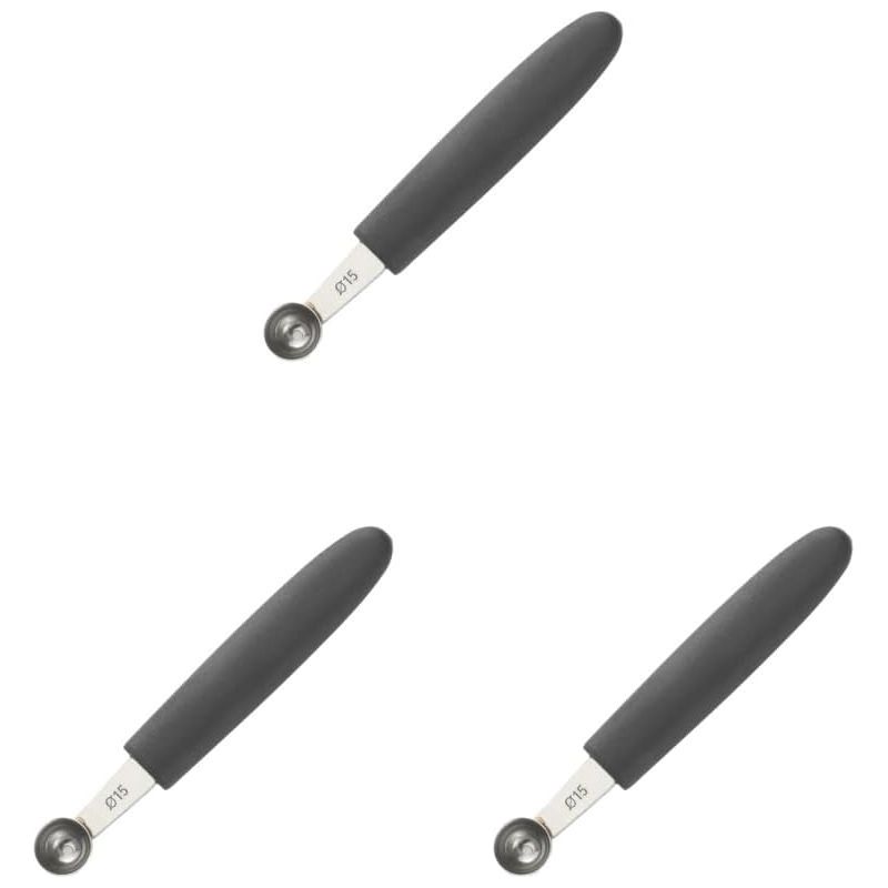 Set Mit 3 Melonenlöffeln Aus Robustem Edelstahl