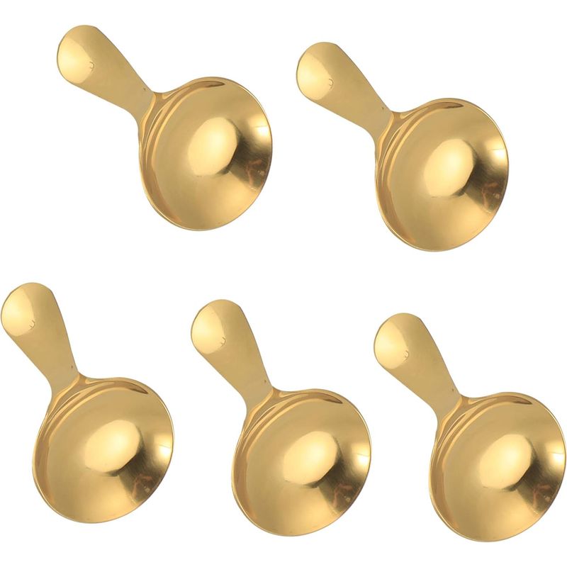 Aunmas 5-teiliges Edelstahl-eiscreme-dessertlöffel-set