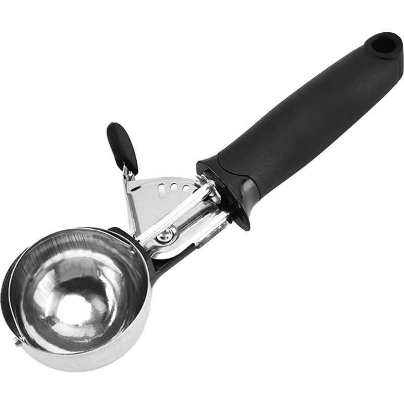 Eiskugellöffel Aus Hochhartem, Glattem Edelstahl