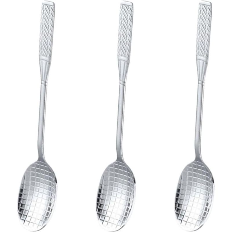 Set Aus 3 Silbernen Edelstahl-eiskugeln Und Tennisschläger