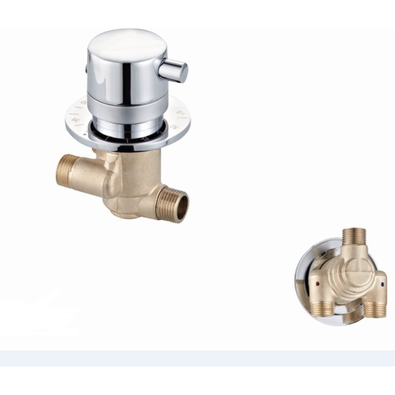 Thermostat-duschmischer Aus Messing G1/2, Einhebel-wandarmatur, Warm- Und Kaltwassermischung