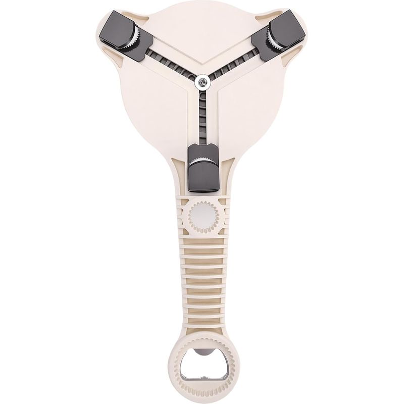 4-in-1-dosenöffner Mit 3 Krallen Und Verstellbarem, Rutschfestem Griff