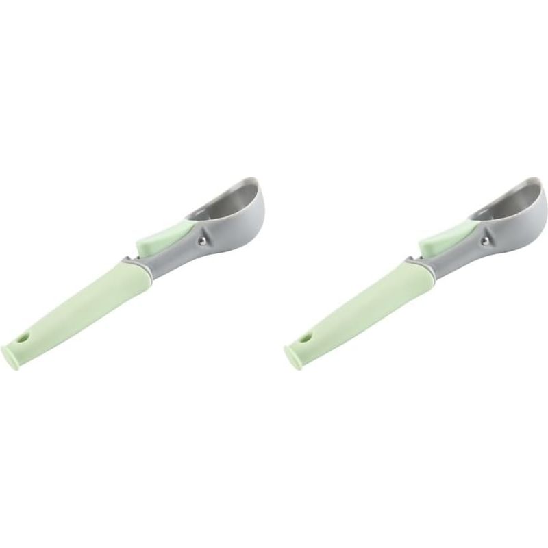 Set Mit 2 Melonenförmigen Eiskugeln