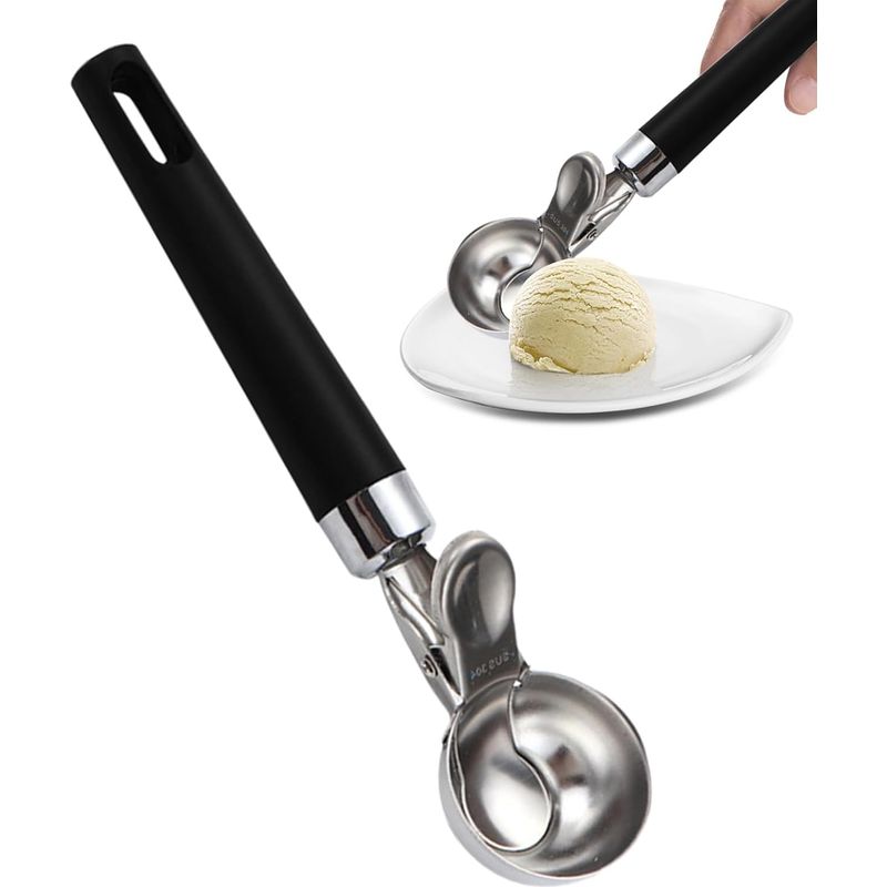Teigkelle, Eiskugelportionierer, Ergonomischer Griff