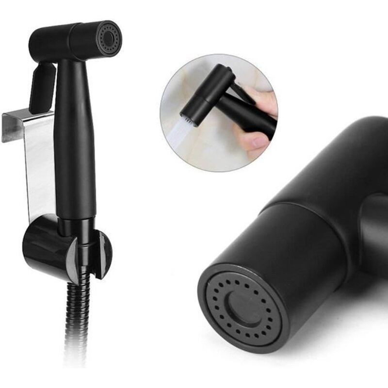 – Hygienischer Bidet-sprühkopf Aus Schwarzem Edelstahl – Wassersparend – Effektive Reinigung Für Moderne Badezimmer