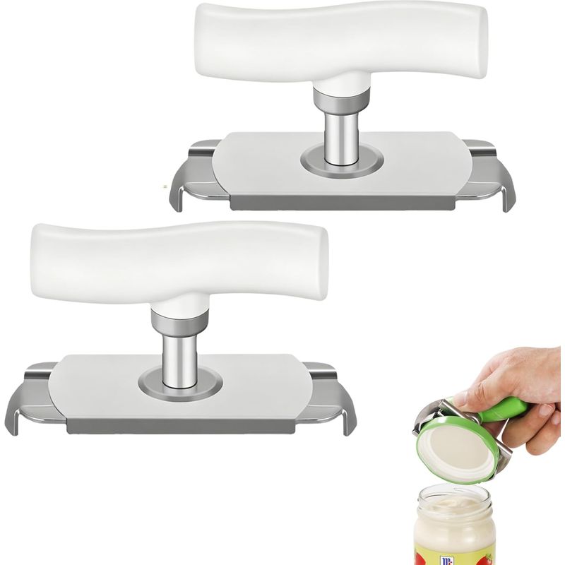 Set Mit 2 Manuellen Öffnern Für Zuhause Und Camping (weiß)