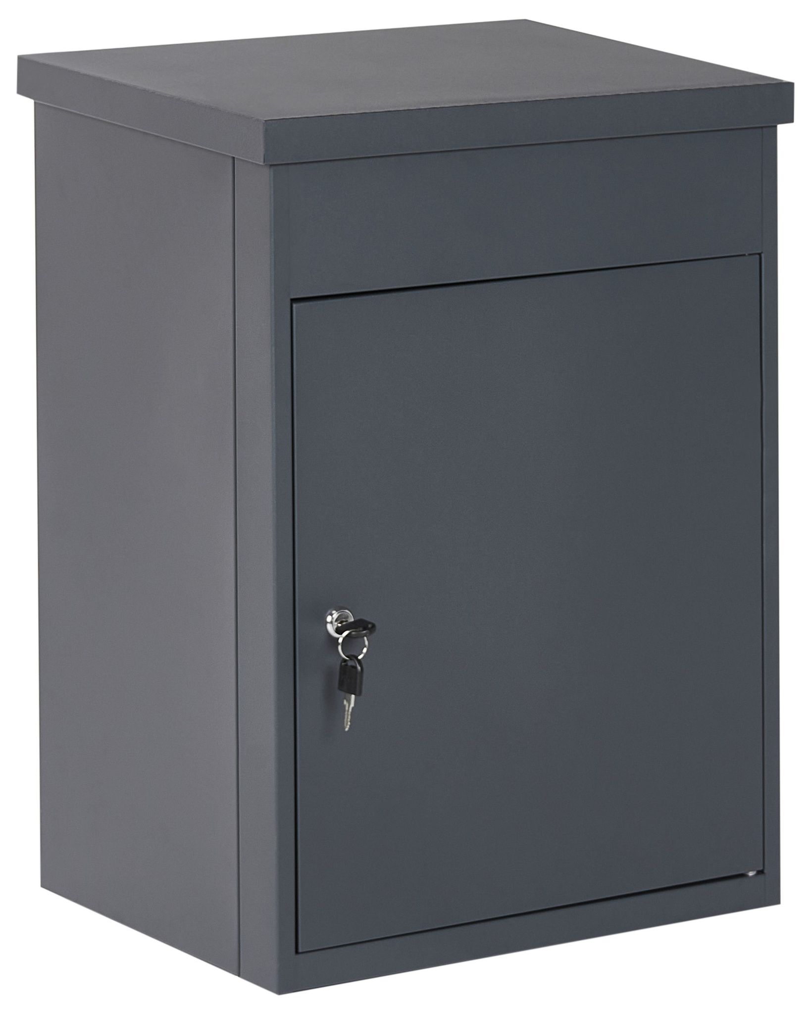 Paketbriefkasten Scalea 44 Cm 35 Cm Metall Graphitgrau