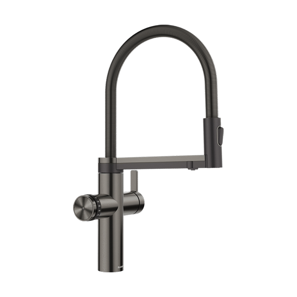 Blanco Küchenarmatur Choice Icona Pvd Satin Dark Steel