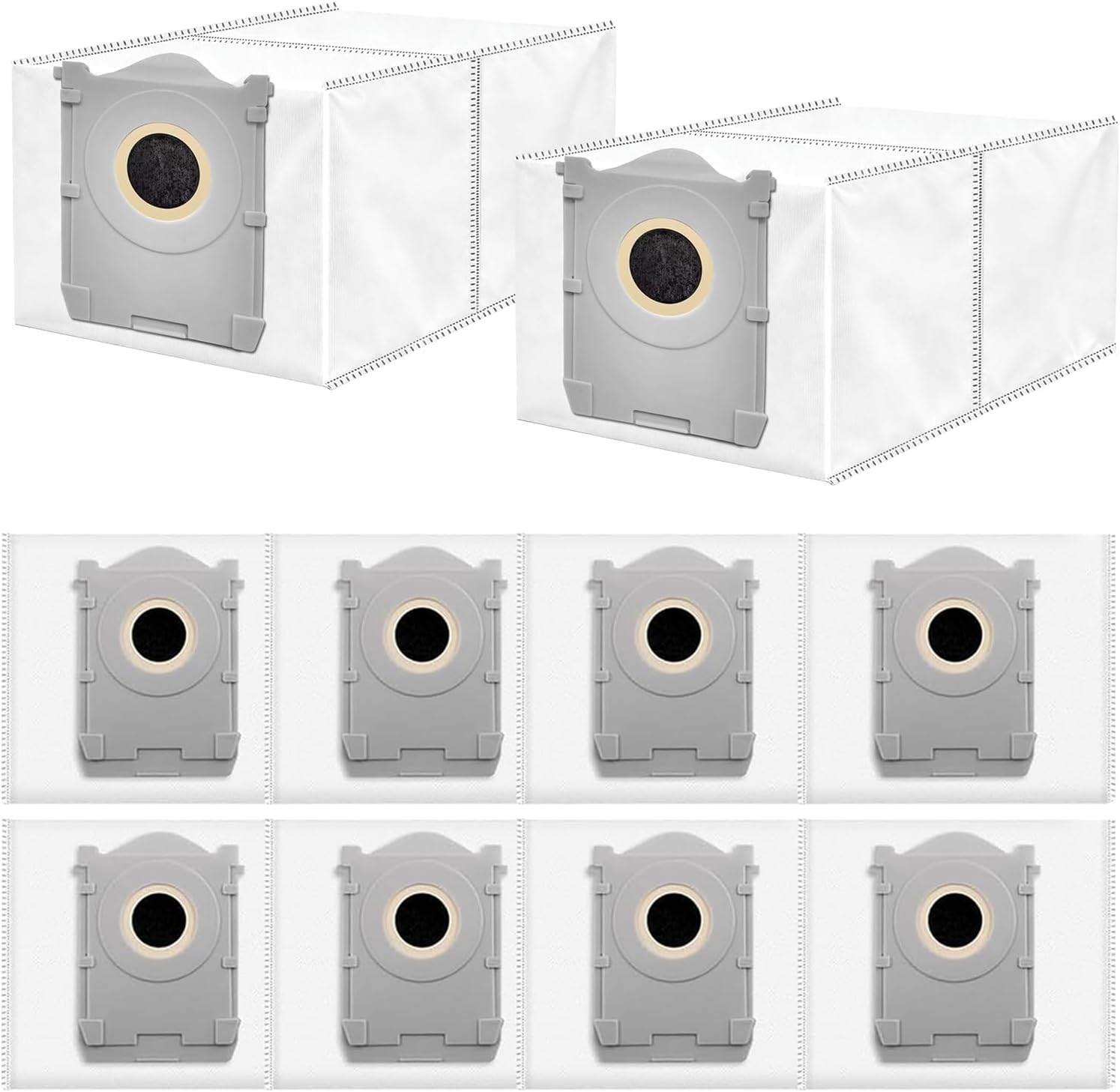 20 Stück Staubbeutel Für Ecovacs T80 / T80 Omni / T50 Pro Gen2 / T50 Pro Omni Gen 2 / T50 Omni / X80 / X9 / T30c Pro Omni Gen 2 Roboter Staubsauger, Staubsaugerbeutel Zubehör Ersatzteile