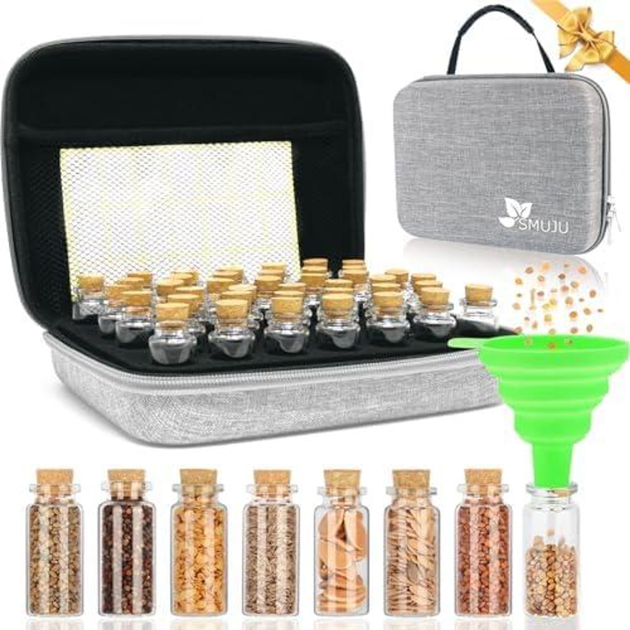 40 Slotssaatgut Aufbewahrungsbox Lagerung Von Saatgut Saatgut Aufbewahrung Mit Etiketten Aufklebern Und Trichter Samen Organizer Seed Storage Für Gemüsesamen Blumensamen (samen Nicht Enthalten)