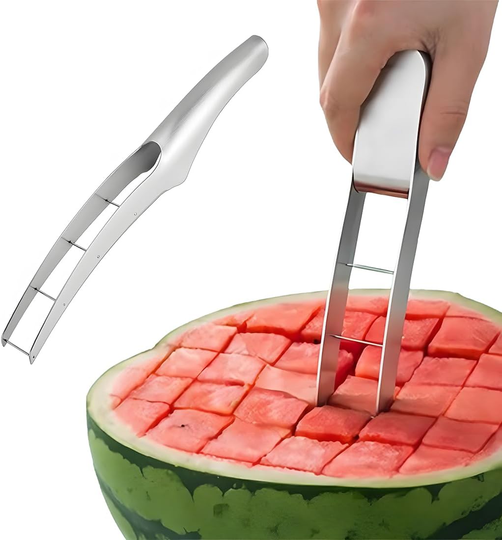 Wassermelonen Schneider Edelstahl Melonen Messer Obstschneider