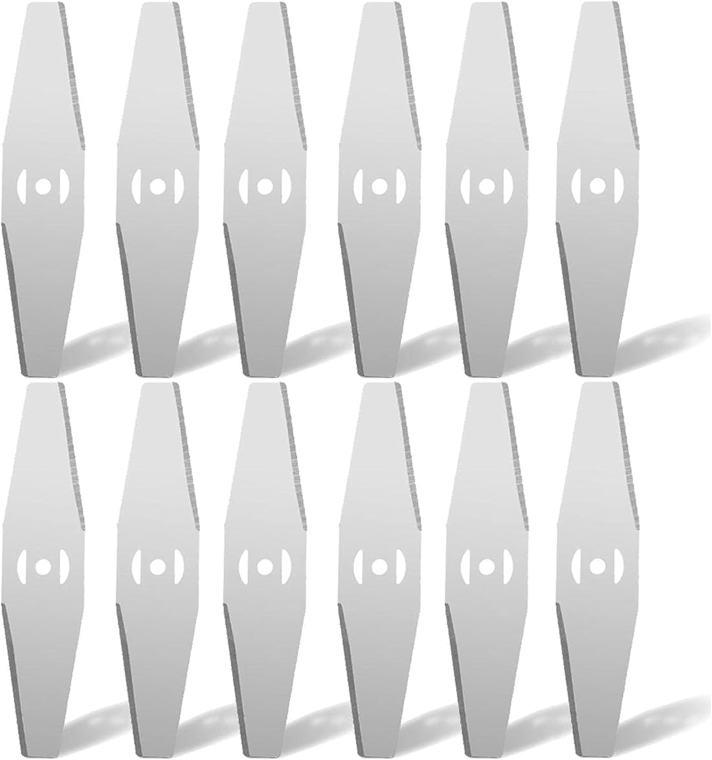12 Pcs Metall-rasentrimmer-klingen Rasentrimmer Zubehr Metallmesser Fš¹r Rasentrimmer Ersatzklinge Metall Klinge Rasentrimmer Ersatzklingen Elektrische Rasentrimmer Ersatzklinge Zubehr