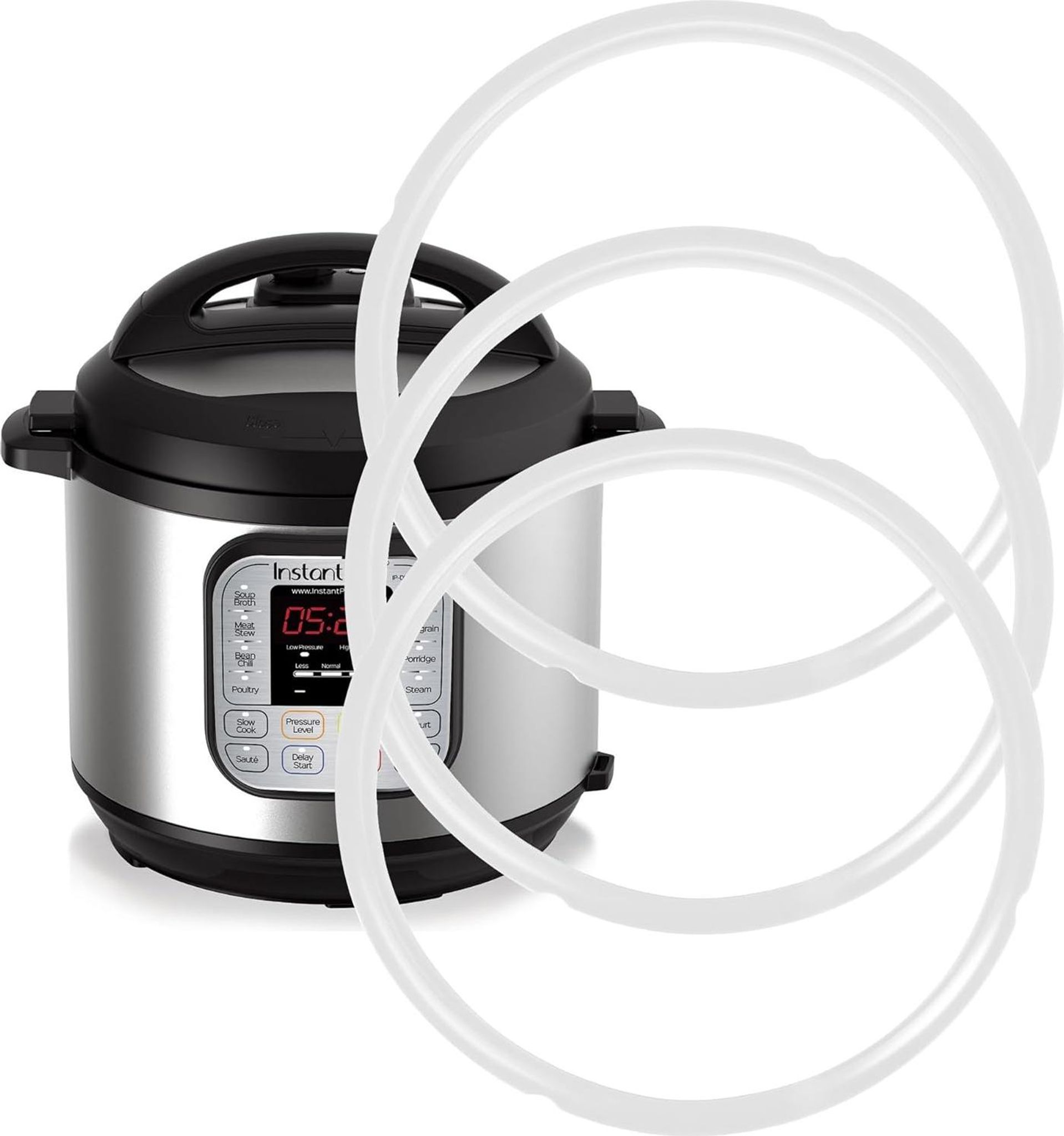 3er-pack Silikon-dichtungsringe Für Instant Pot 3 Qt, Ersatzdichtung Für Instant Pot 3 Qt, Lebensmittelechte Silikon-dichtungsringe