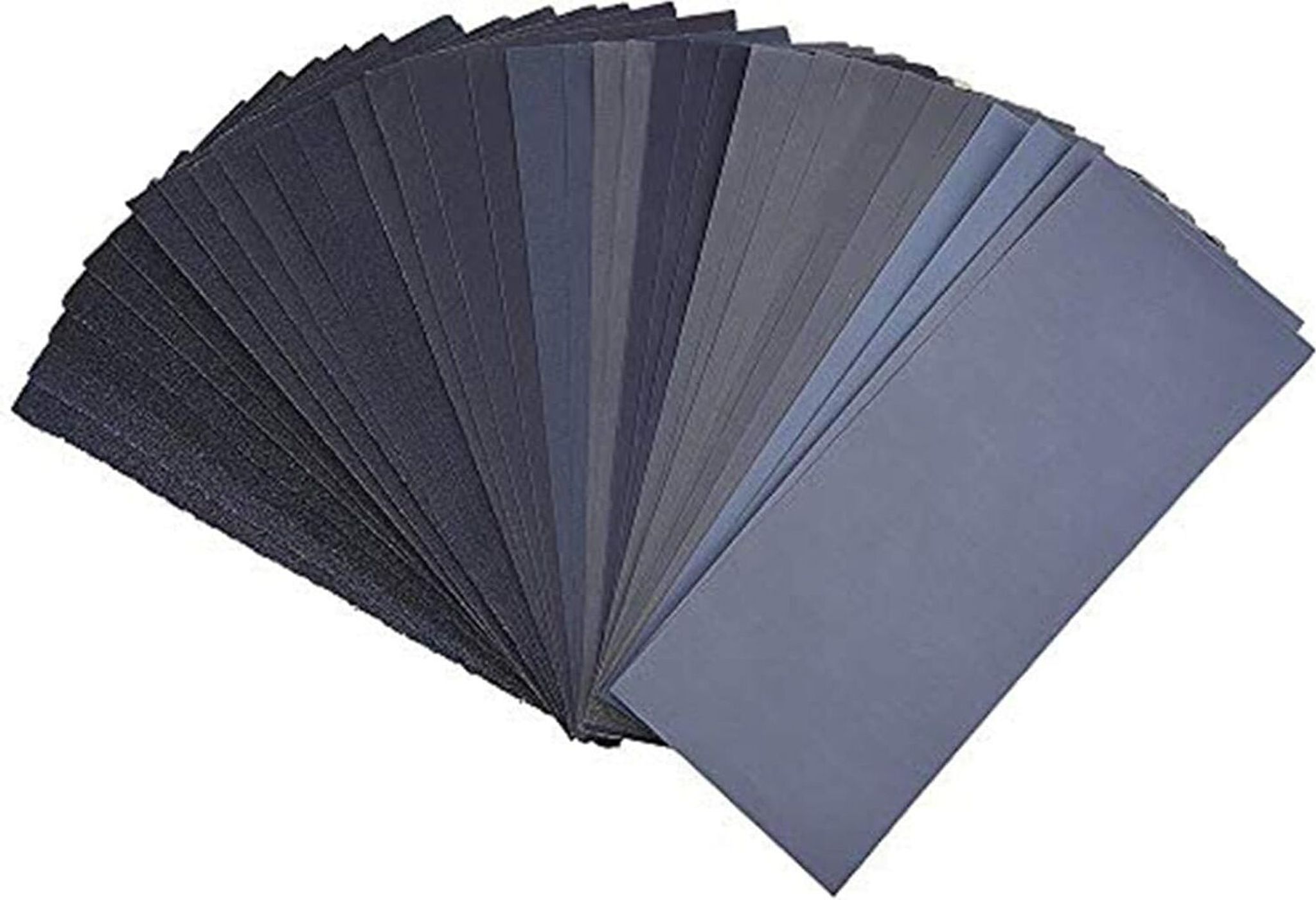 Schleifpapier Fein,56 Stück Nassschleifpapier 120 To 3000/5000/7000/8000/10000 I Nass Und Trocken Schleifpapier Für Auto, Holzmöbel, Stein, Lack, Metall, Glasr