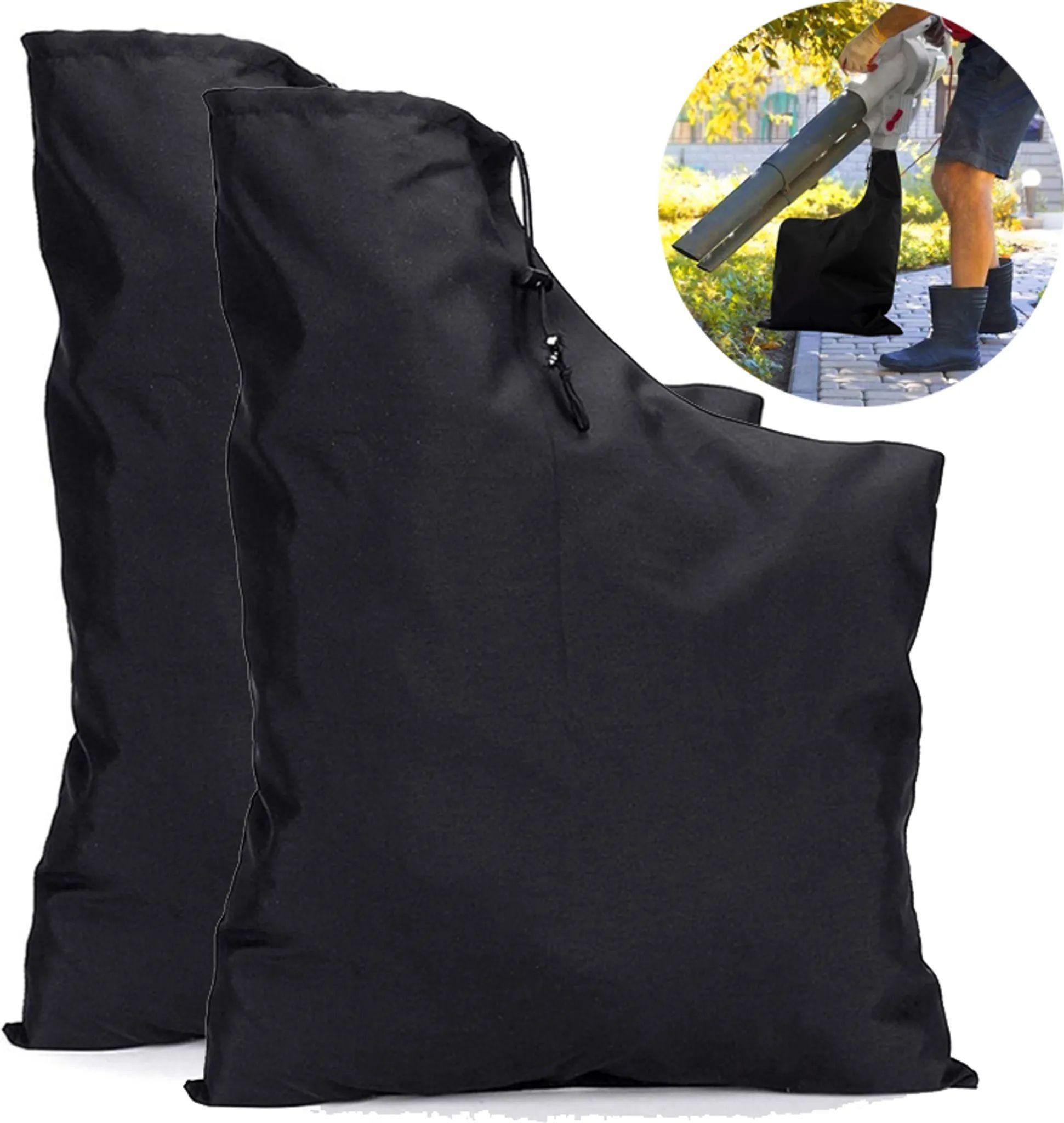 2x Fangsack Für Laubsauger, Ersatz Auffangsack Für Garten Laubsauger & Laubbläser