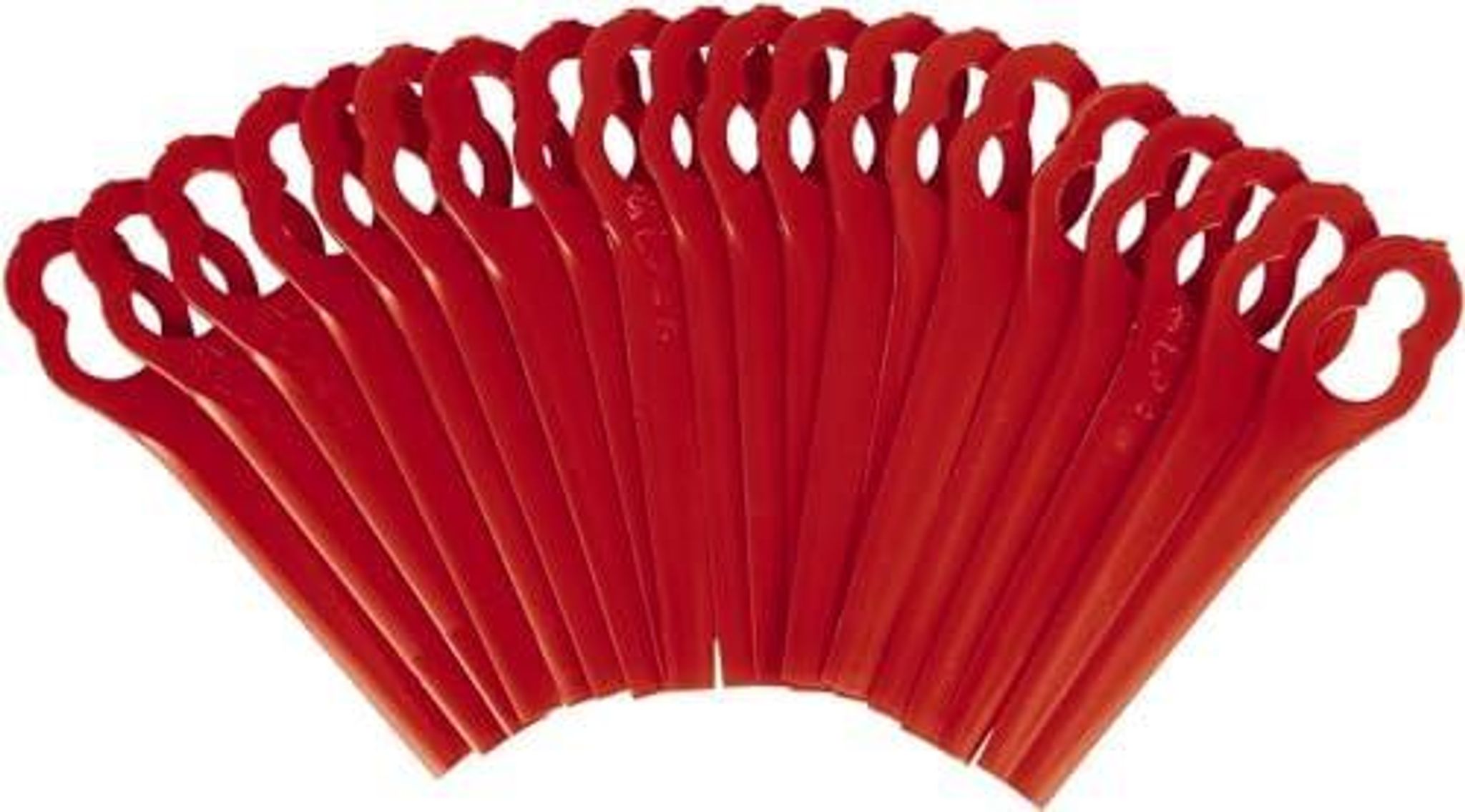 Original Ersatzmesser Set Rasentrimmer Zubehör, 20x Kunststoff Messer, Für Akku Rasentrimmer Ge Ct 18 Teiliges Li, Gc Ct 1824 Li, Gc Ct 1824 Li P, Schnittbreite 24 Cm
