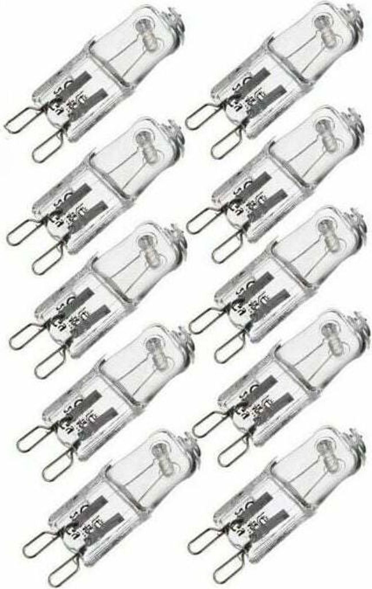 Lot De 10 Ampoules Filament G9 40w - Capsule Halogene - 220/240v