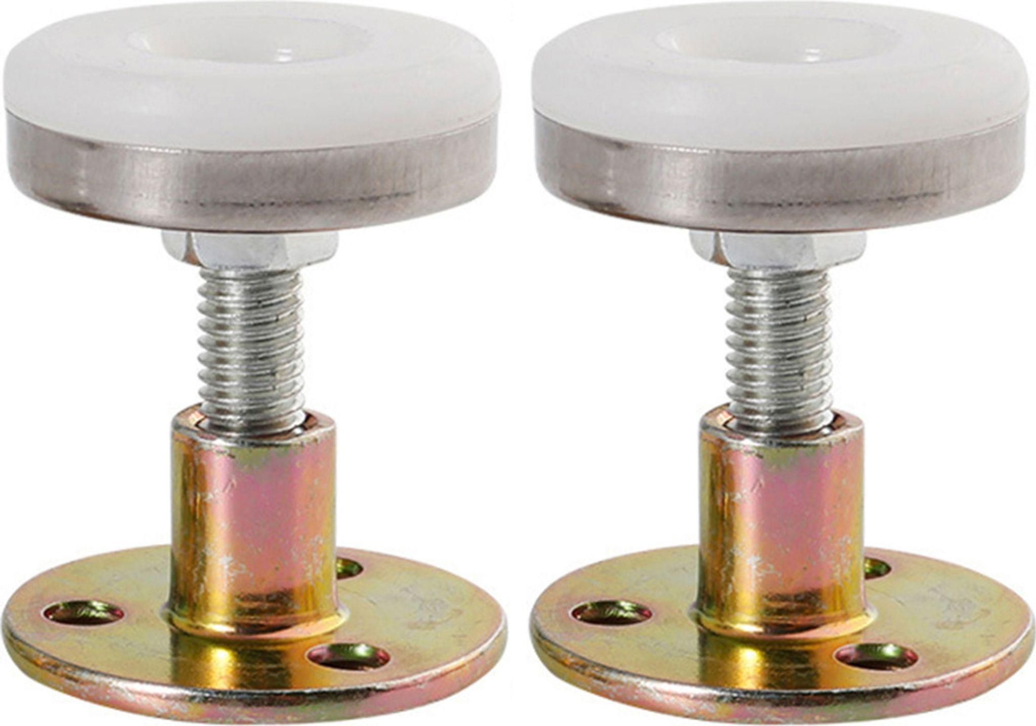 2pcs Einstellbare Gewinde-anti-schake-betten-betten-teleskop-raum-wandhalterwerkzeug-größen:l