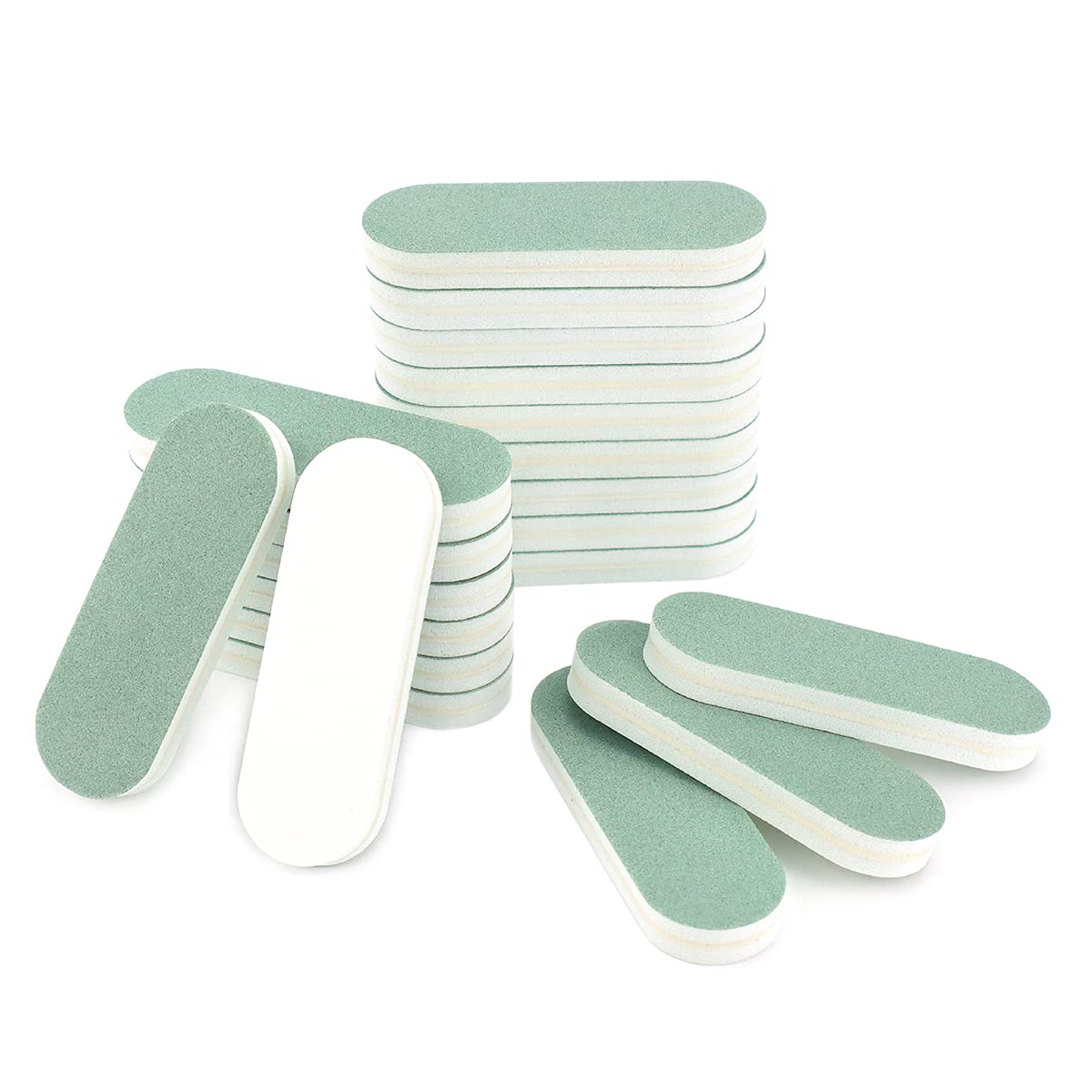 20 Stück 6 X 2 Cm Rechteckiger Kunststoff-polierstab, Doppelseitig, Polierstäbe Für Schmuck