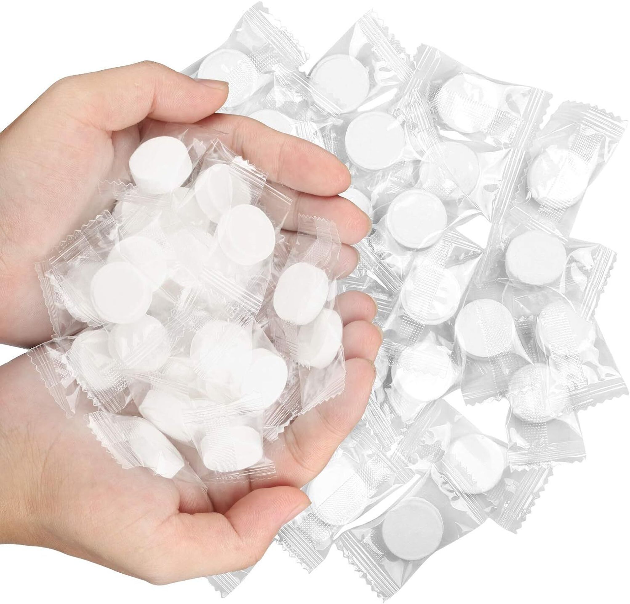 200 Stück Komprimierte Handtücher Aus Baumwolle Mini Handwischtücher Tabletten Handtuch Für Reisen Zuhause Beauty Camping Outdoor Sports