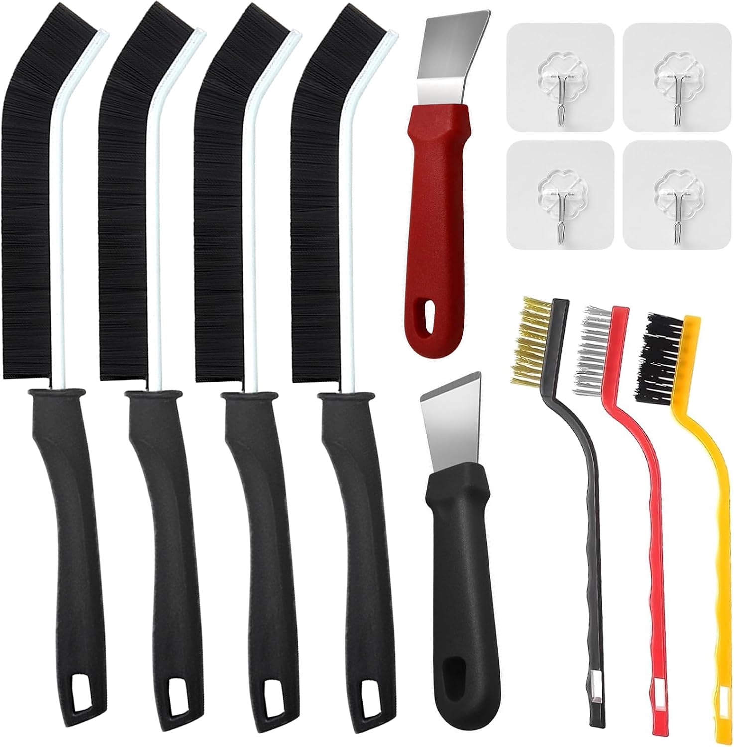 Spaltreinigungsbürste,hard-bristled Crevice Cleaning Brush,multifunktionale Reinigungsbürste Für Fugen,fugen Und Spaltreinigungsbürste,crevice Cleaning Brush,fugenreinigungsbürste (13 Stück)