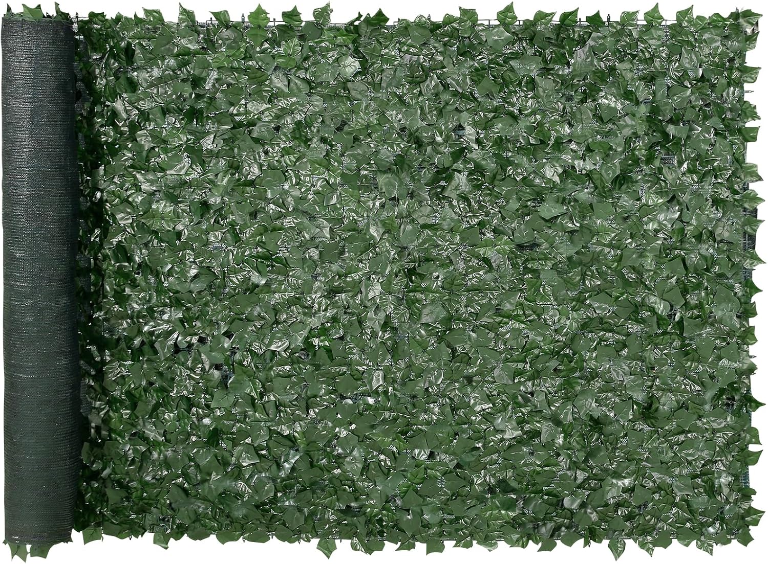 Sichtschutzzaun Aus Efeu, 1 X 3 M, Künstlicher Wandschirm, Grüner Efeuzaun Mit Netzgeweberückseite Und Verstärkter Verbindung, Künstliche Hecken Mit Weinblättern Für Garten, Hof, Balkon
