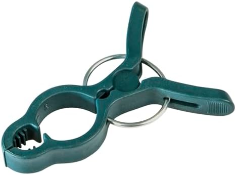 Pflanzenclips Pflanzklammern Pflanzenbefestigung Pflanzenhalter, 12 Stück, Grün