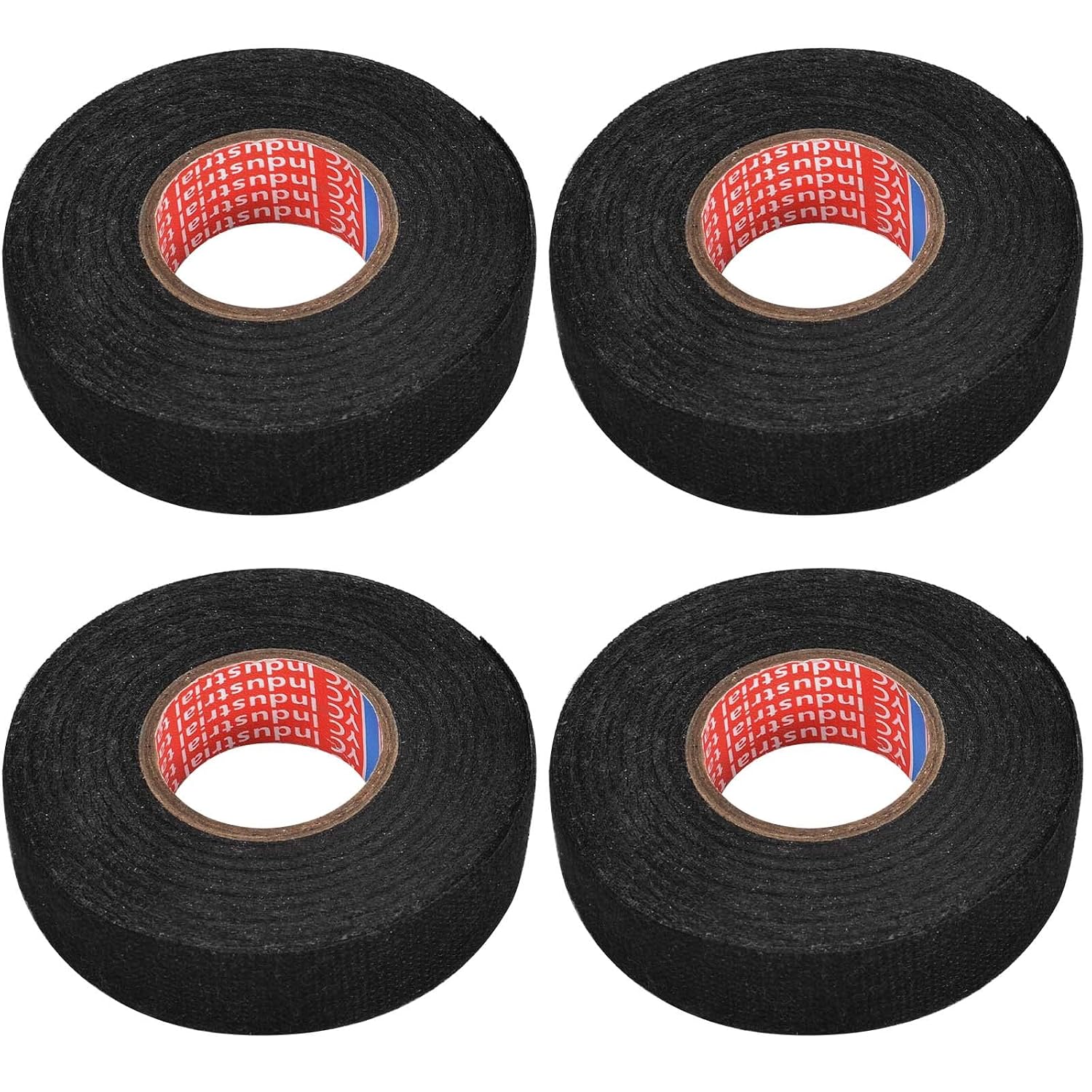Isolierband Auto Kabelbaumband Selbstklebendes Mehrzweckfilzband Hochtemperaturbeständige Geräuschdämpfung Gewebeband Für Kfz Haushalt Elektrische Kabel Stoffband 4 Stück 15 M X 19 Mm