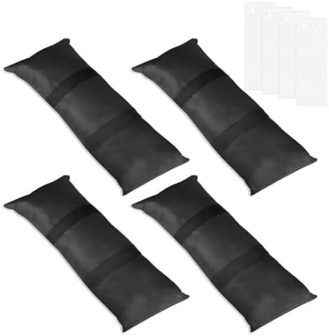 4pcs Sand Befüllbare Bodengewichte Je 22 Kg, Sandsack Gewichte Für Sonnenschirm Beschwerer Gewölbte Beschwerungssäcke Für Outdoor Sandsäcke Zum Beschweren Gewichtssack Für Terrasse Garten