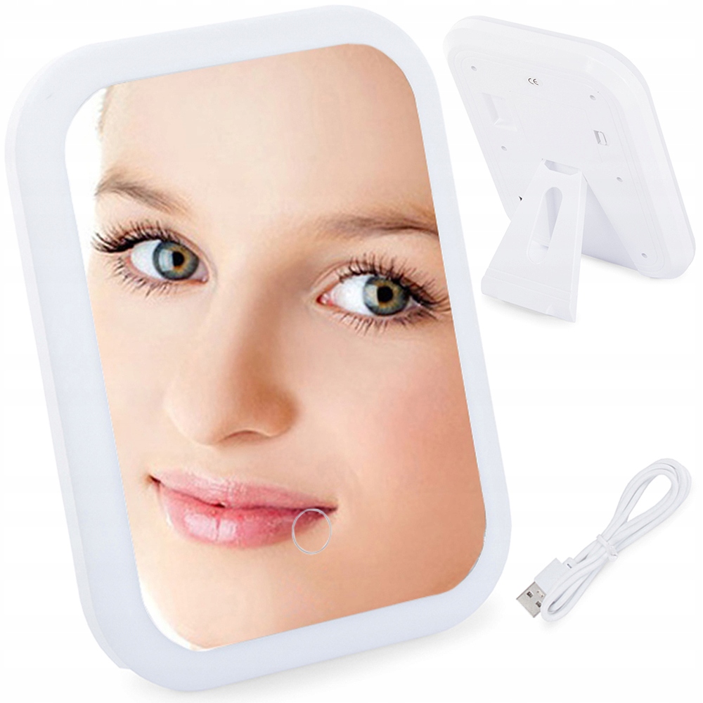 Beleuchteter Make-up-Spiegel mit LED, USB, Batteriebetrieb und Touch
