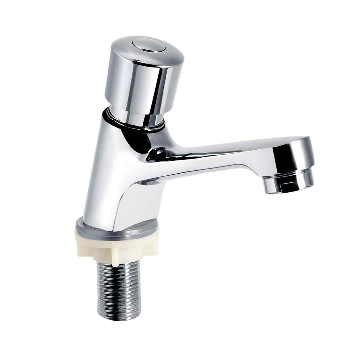 Automatisches Chrom-waschbecken Robinet Mit Zeitweiligem Betrieb, Wasserökonomie, Weiblicher G1/2-füllung, Küche Und Öffentlichem Bad.