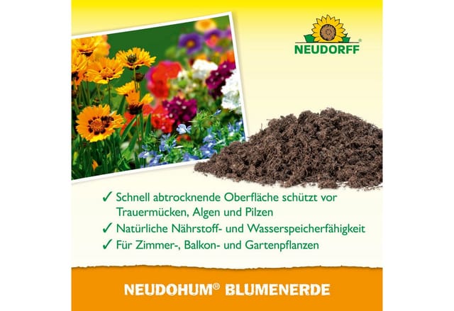 NeudoHum BlumenErde - 10 Liter - Neudorff