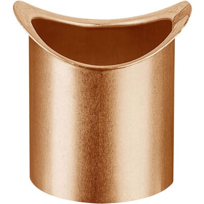 Grömo Kupfer-Lötstutzen für halbrunde Rinne, 333/100mm 60616