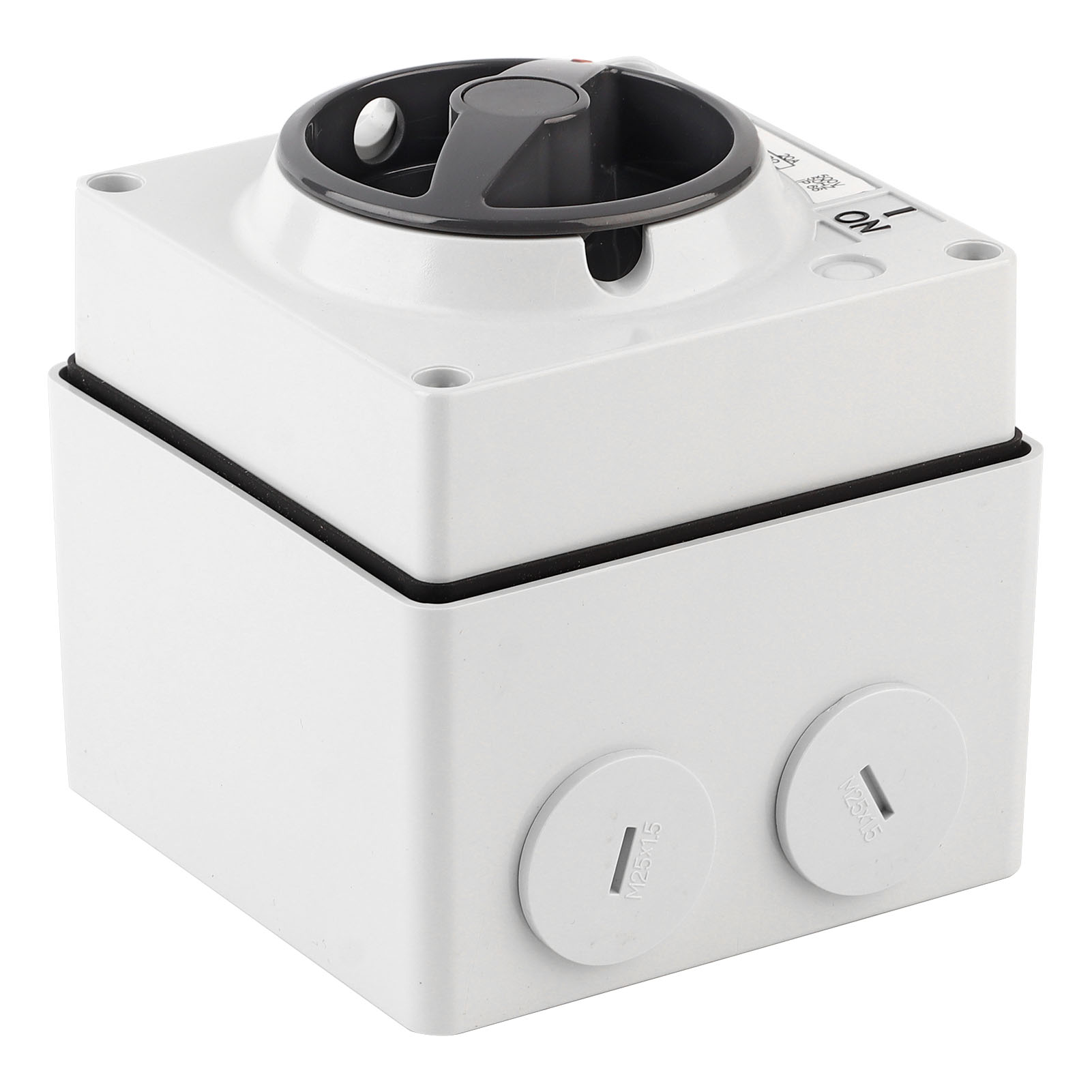 Wasserdichter Außenschalter Mit Trennfunktion, Staubdicht, Drehschalter Mit Ein/aus-anzeige, 250 V (4p20a)