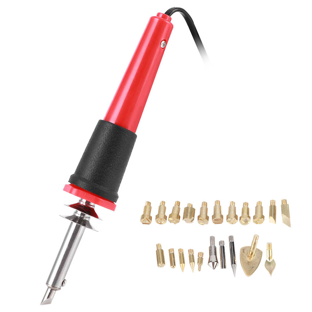 Elektrisches Lötset Mit Brennkolben Zum Gravieren, Schnitzen Und Pyrographien, 30 W, Eu-stecker, 220 V Wechselstrom
