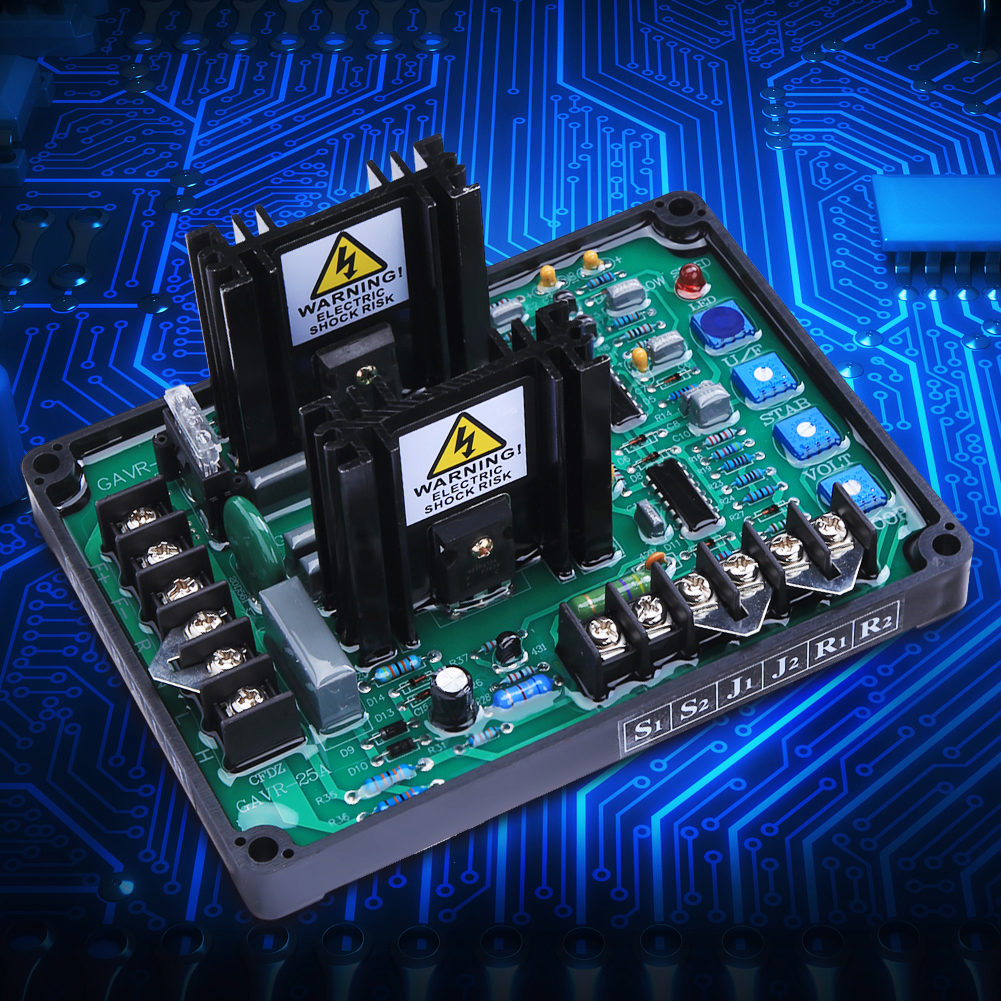 Automatischer Spannungsregler 1-phasig 2-adrig Für Bürstenlose Stromaggregate Avr Gavr-25a