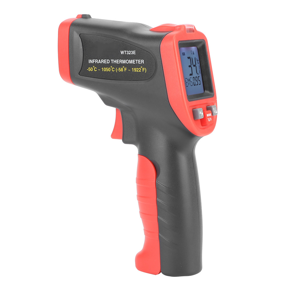 Tragbares, Digitales Lcd-infrarot-thermometer (kontaktlos) – Temperaturanzeige 50℃–1050℃