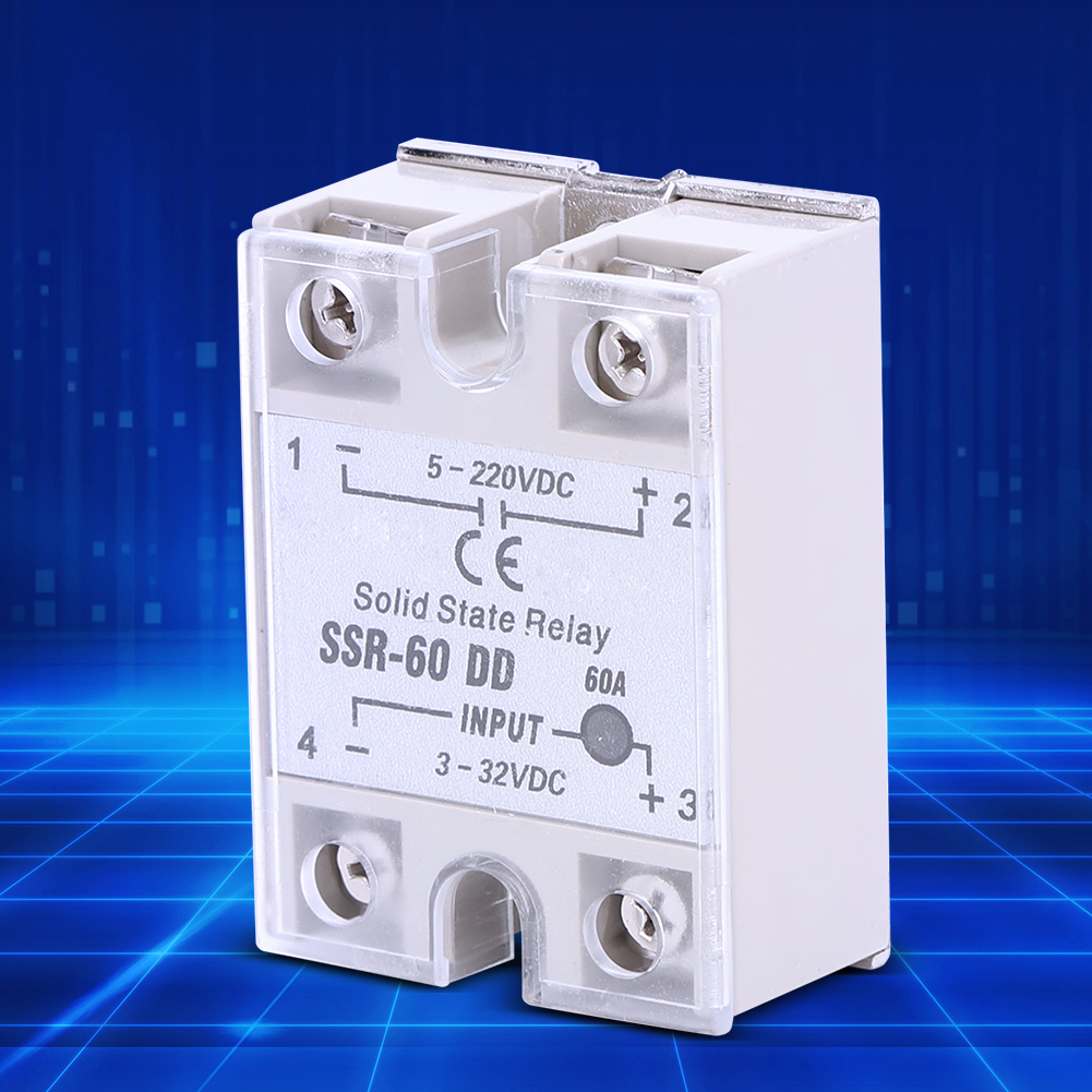 Halbleiterrelais Dc/dc Ssr Mit Kontaktlosem Schalter, Hochwertiges Ssr60 Dd 5–220 V Dc